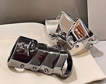 Pre-Owned Vivienne Westwood Armor Ring for Gothic Statement Style