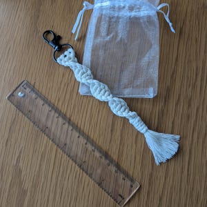 Macrame Keyring/bag charm