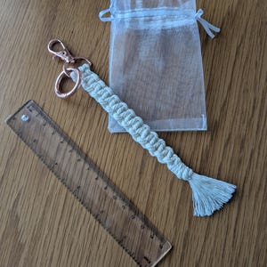 Macrame keyring handmade, perfect small gift