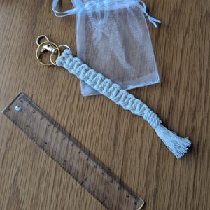 Macrame keyring handmade small gift