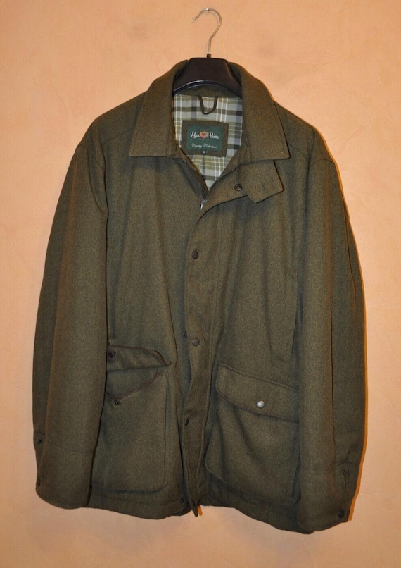 Alan Paine, Alan Paine Country Collection Men's Green Hunting Shooting Coat Jacket Size XL
