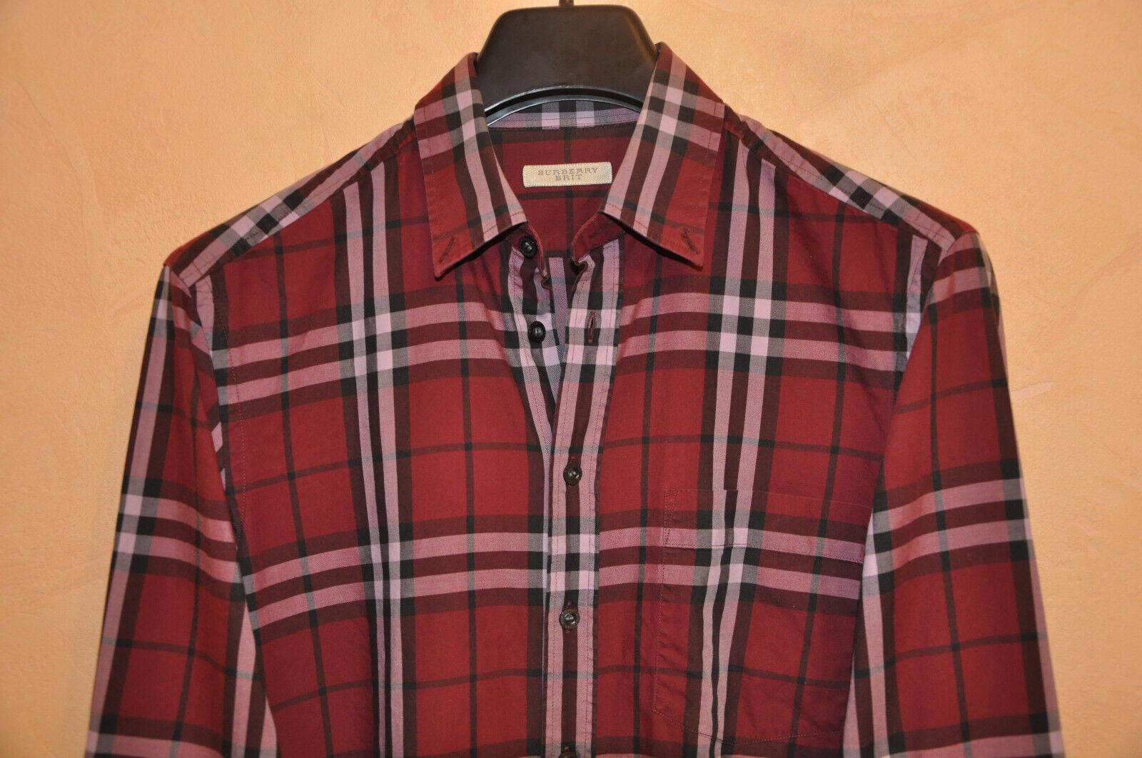 red burberry dress shirt Red Burberry Shirts for Men