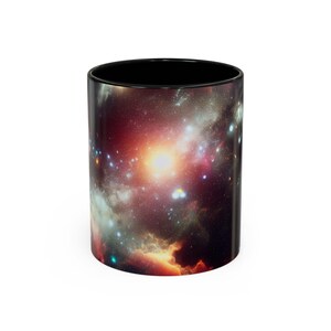 Kosmische Akzent-Kaffeetasse - von der Galaxie inspiriertes Trinkgeschirr, perfekt für Sterngucker, Geschenke für Weltraumliebhaber, einzigartiges Wohndekor