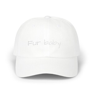 Classic Dad Cap - Trendy White Hat for Dads, Perfect Father&#39;s Day Gift, Casual Style, Everyday Wear, Great for Summer Outings