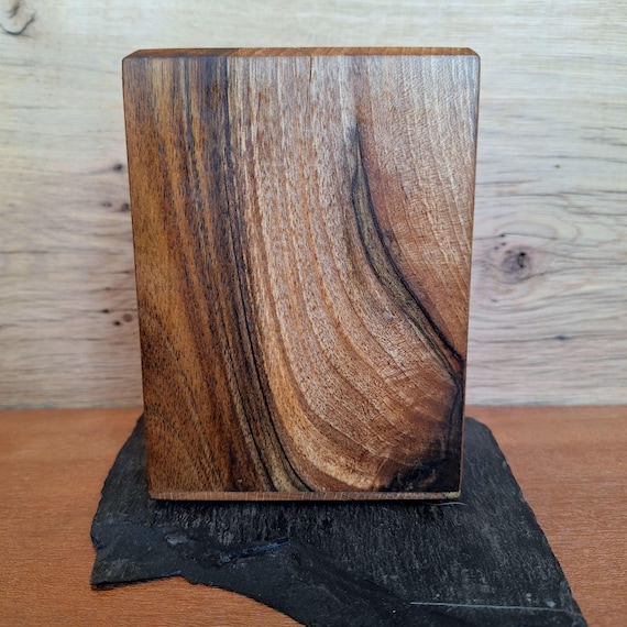 Handgefertigte Holzkiste aus Eichenholz: 15x10x10cm, Rustikaler Aufbewahrungsbehälter