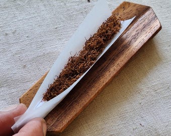 Handmade Marimba Wood Rolling Tray - Sustainable Design