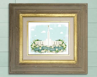 Los Angeles California Temple 11x14 Digital Download