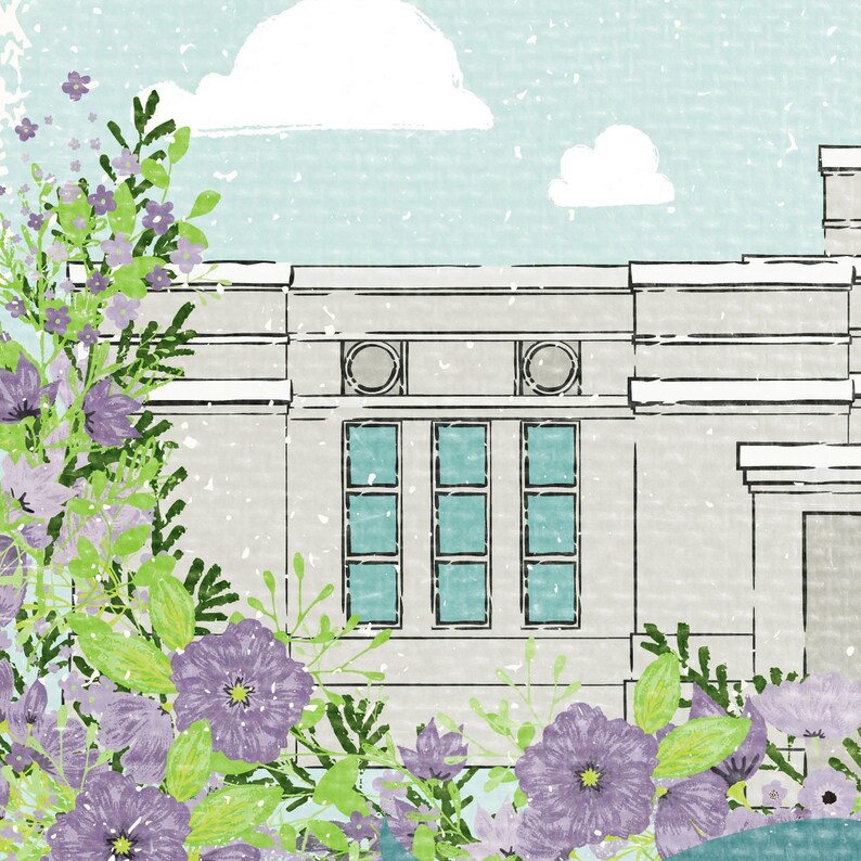 Canvas Textured Washington DC LDS Temple called to Serve Instant ...
