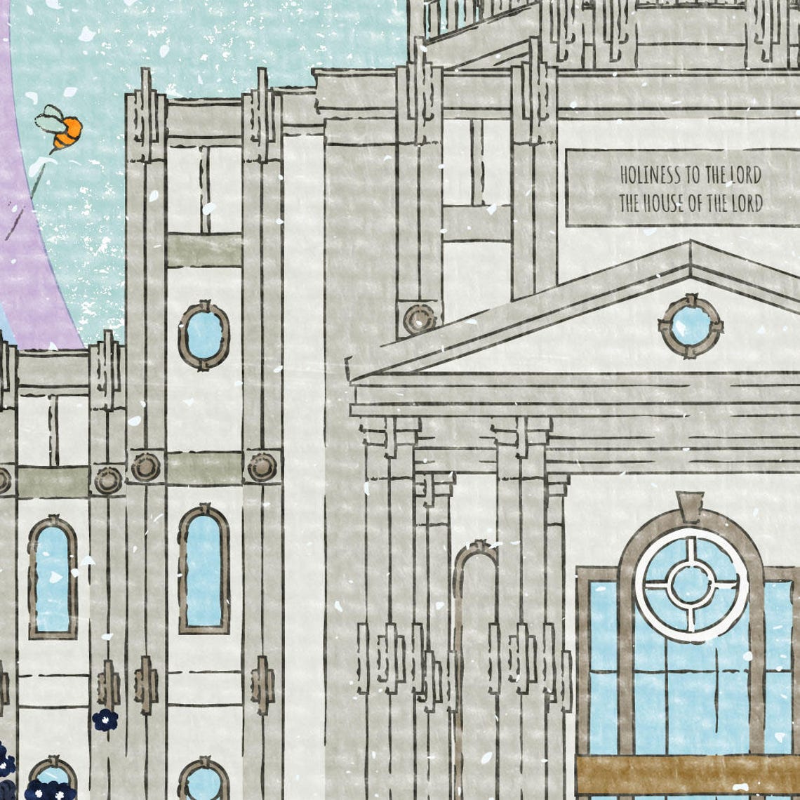 Houston Texas LDS Temple Digital Download Fundraiser - Etsy