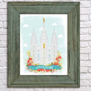 I Love to See the Temple Salt Lake City Utah Temple Instant Digital Download