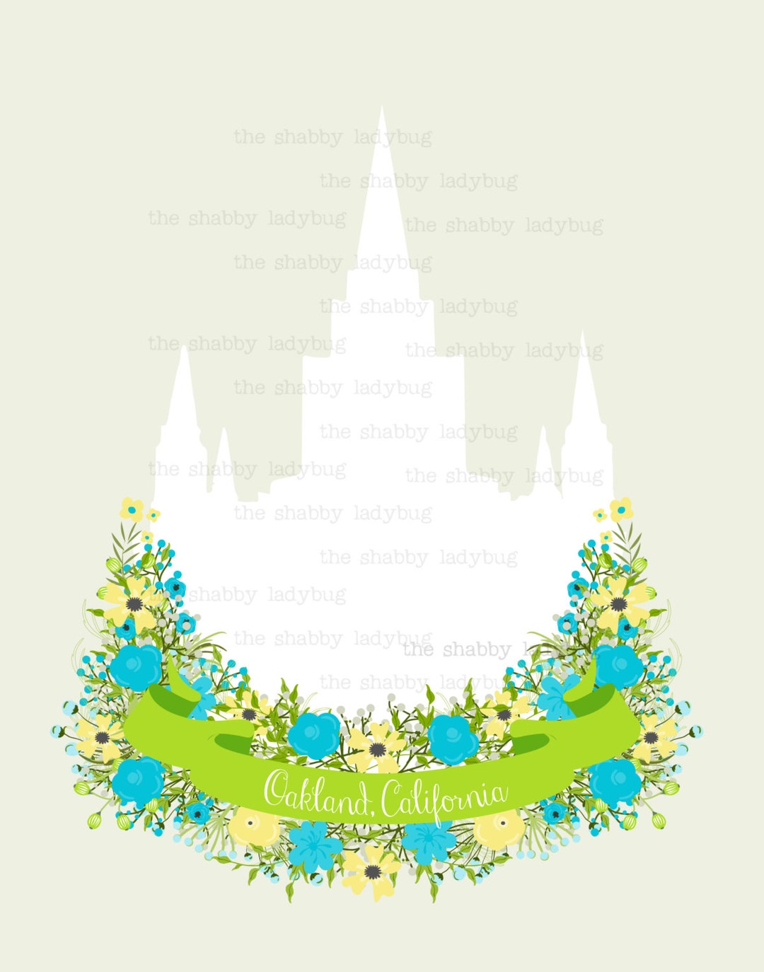 Oakland California LDS Temple Instant Download 8x10 - Etsy