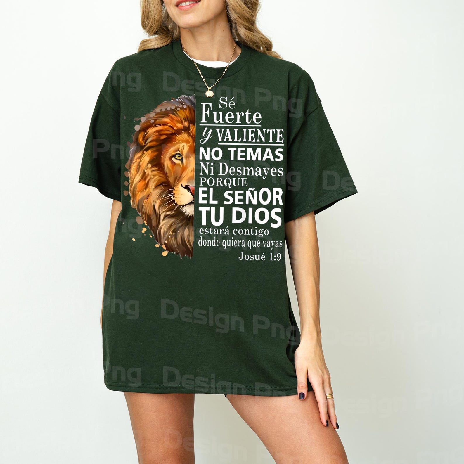 Lion Bible Verse PNG, Be Strong and Courageous Josue 1:9 Christian ...