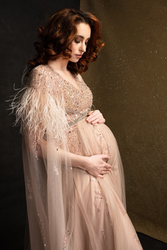 ALQUILER Vestido Alquiler de vestido de embarazo para sesión - Etsy México