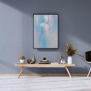 Serenity – Abstract Art Print | Modern Digital Wall Art | Printable Home Decor (High-Res PNG) | AI Art