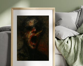 Abstract Art Print: Modern Minimalist Home Decor (High-Res PNG Digital Download