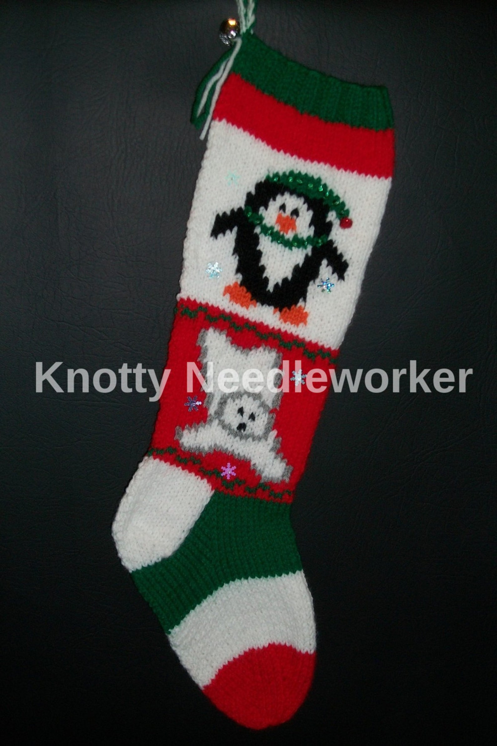 PDF POLAR PALS Pattern Hand Knitted Christmas Stocking - Etsy Canada