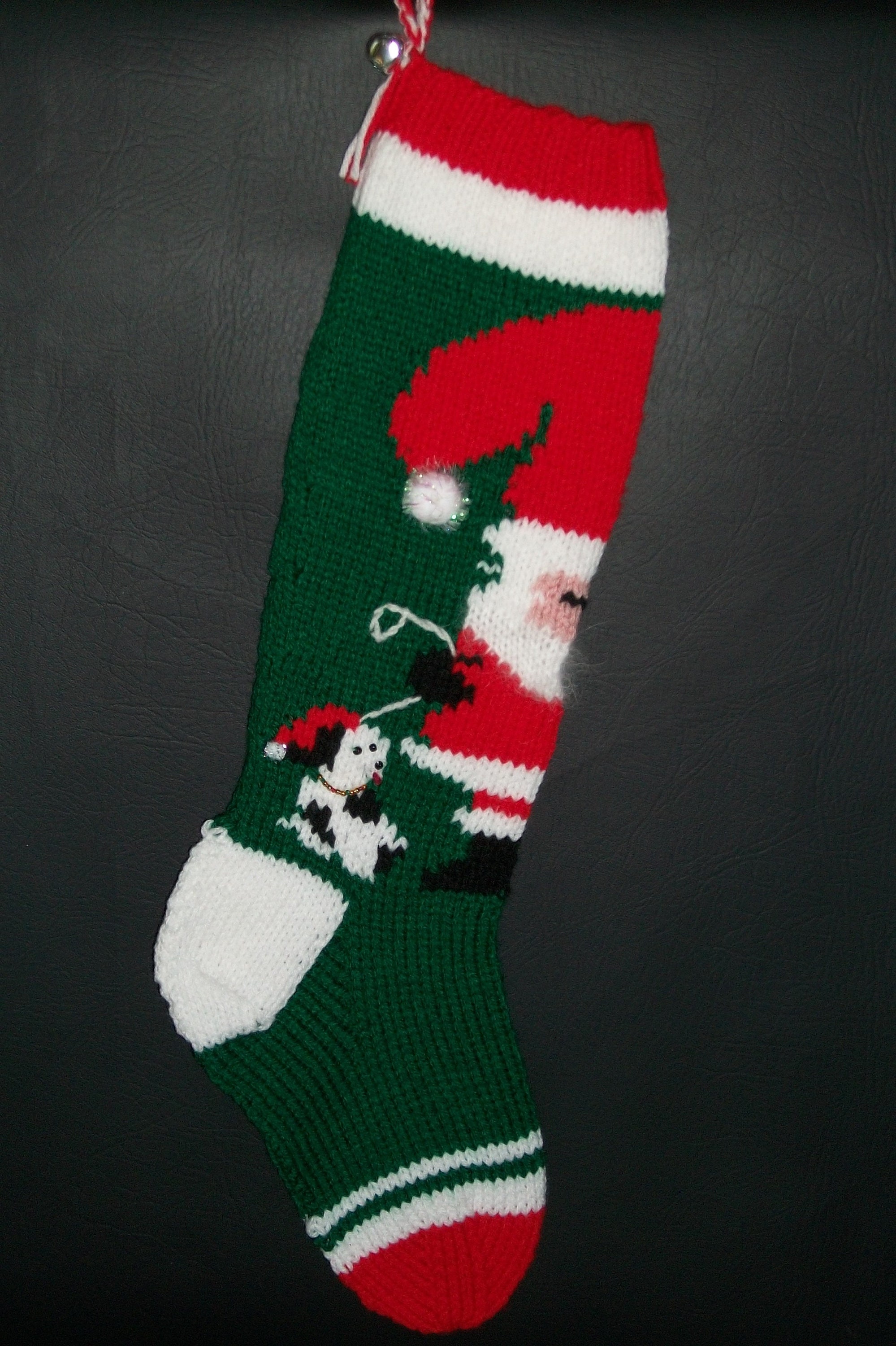 Christmas Stocking 2023 Hand Knitted Custom Order Vintage | Etsy