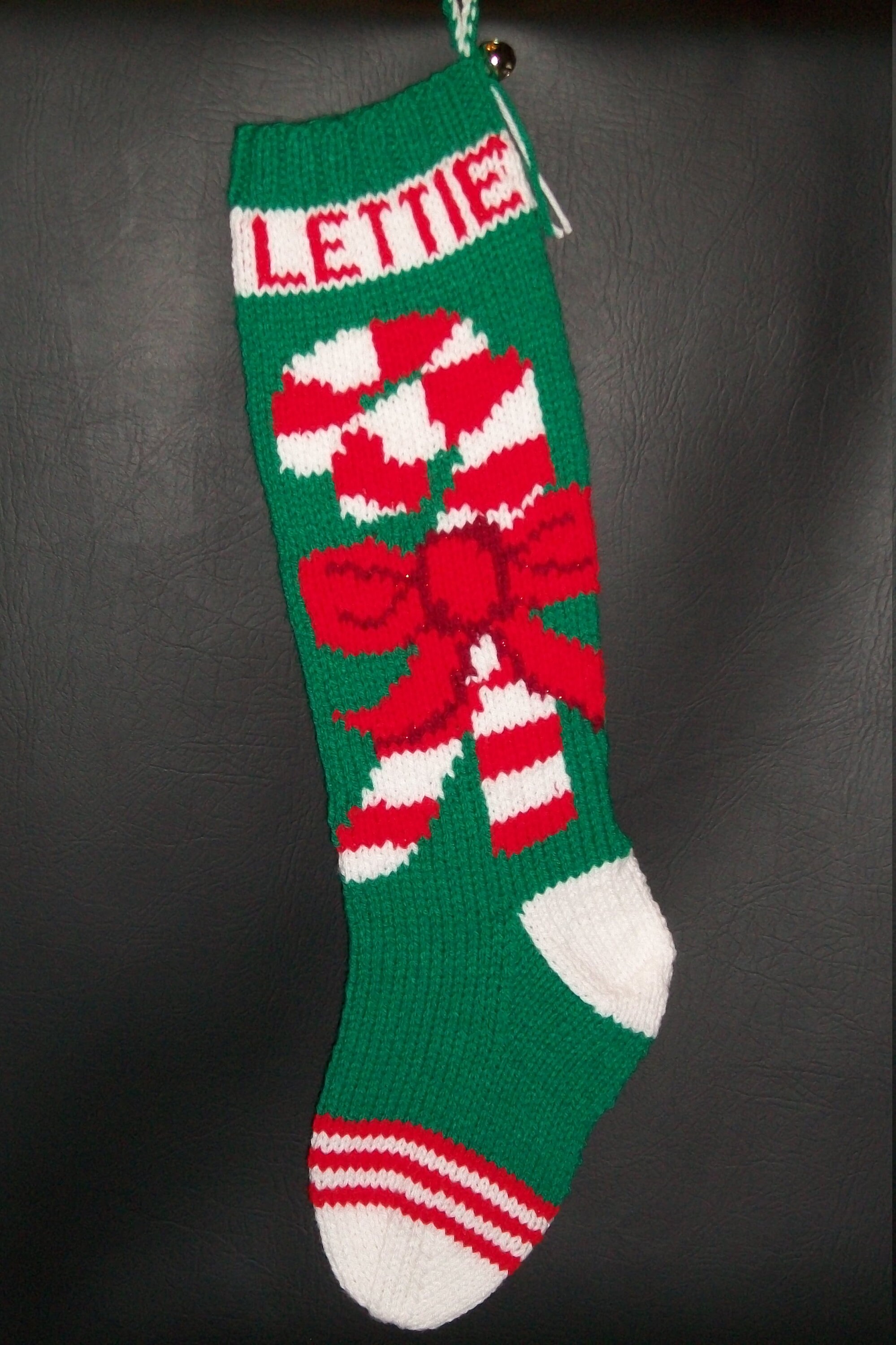 Christmas Stocking 2023 Hand Knitted Custom Order Vintage | Etsy Australia
