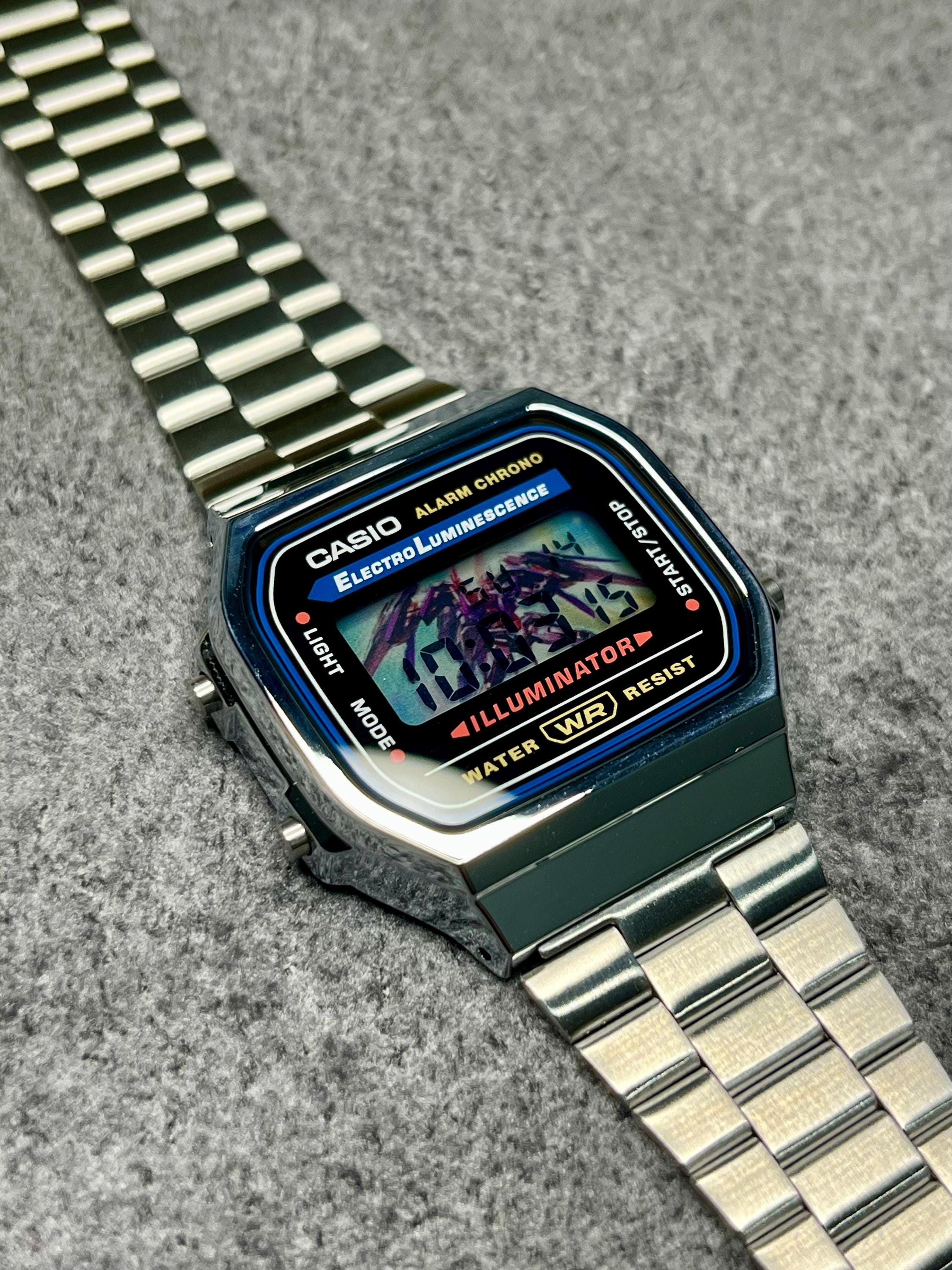 Casio A168 - “gundam 00” - Single Paper Crafted Watch Mod - Etsy