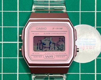 Casio F91 - “Pokemon : Mew” - 3D Paper Crafted Watch Mod