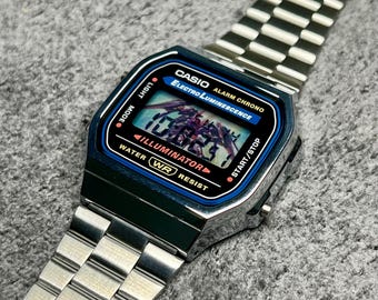 Casio A168 - “gundam 00” - Single Paper Crafted Watch Mod - Etsy