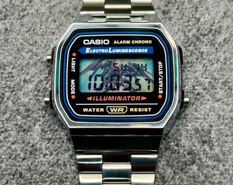 Casio A168 - “Gundam 00” - Einhand-Handgemachte Armbanduhr Mod
