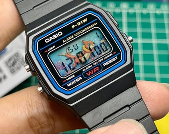 Casio F-91W - “Buizel” - 3D Paper Crafted Watch