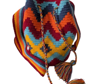 Kleiner bunter Wayuu Mochila