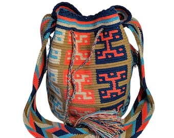 Mehrfarbiger Wayuu-Mochila