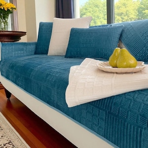 Modern Nordic Sofa Cushion Cover – Elegant Solid Color Slipcover, Non-Slip All-Season Seat Protector, Minimalist Home Decor