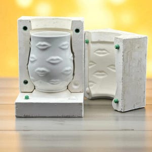 Nordic Vase Plaster Mold Set: DIY Pottery Slipcasting Supply