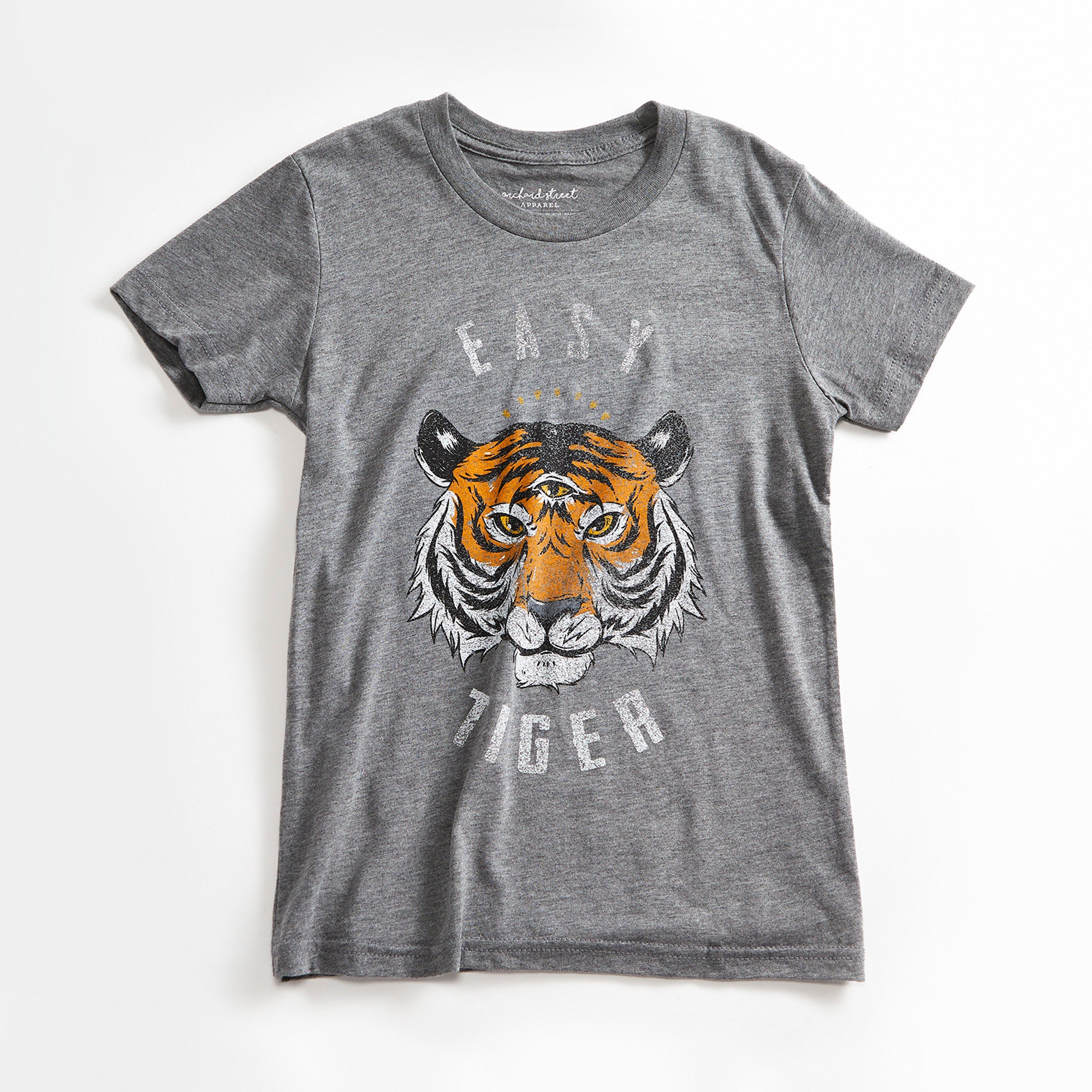 【ROMANTIC CROWN】24SU★ BLAZE REEL TIGER TEE SHIRT BLAZE REEL TIGER TEE SHIRT - ROMANTIC CROWN | 60% - Asian