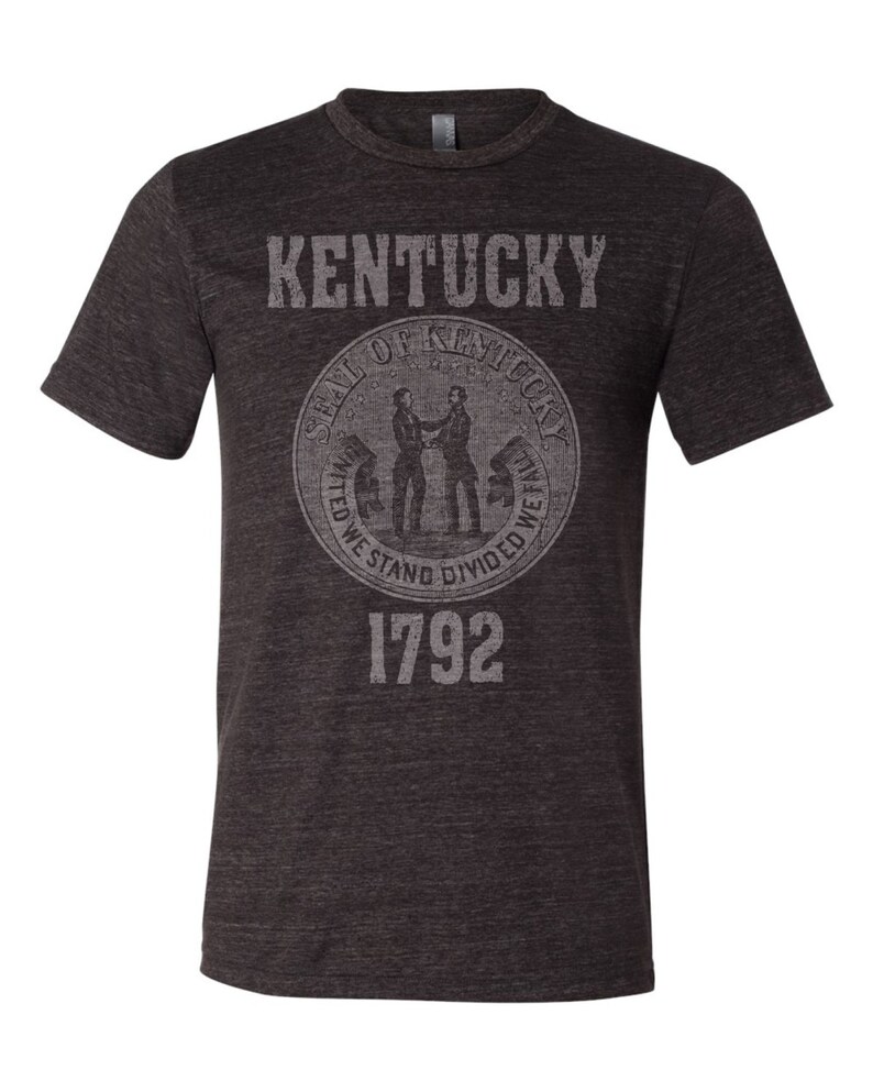 Kentucky State Seal TShirt. Vintage Style Soft Retro Southern Etsy