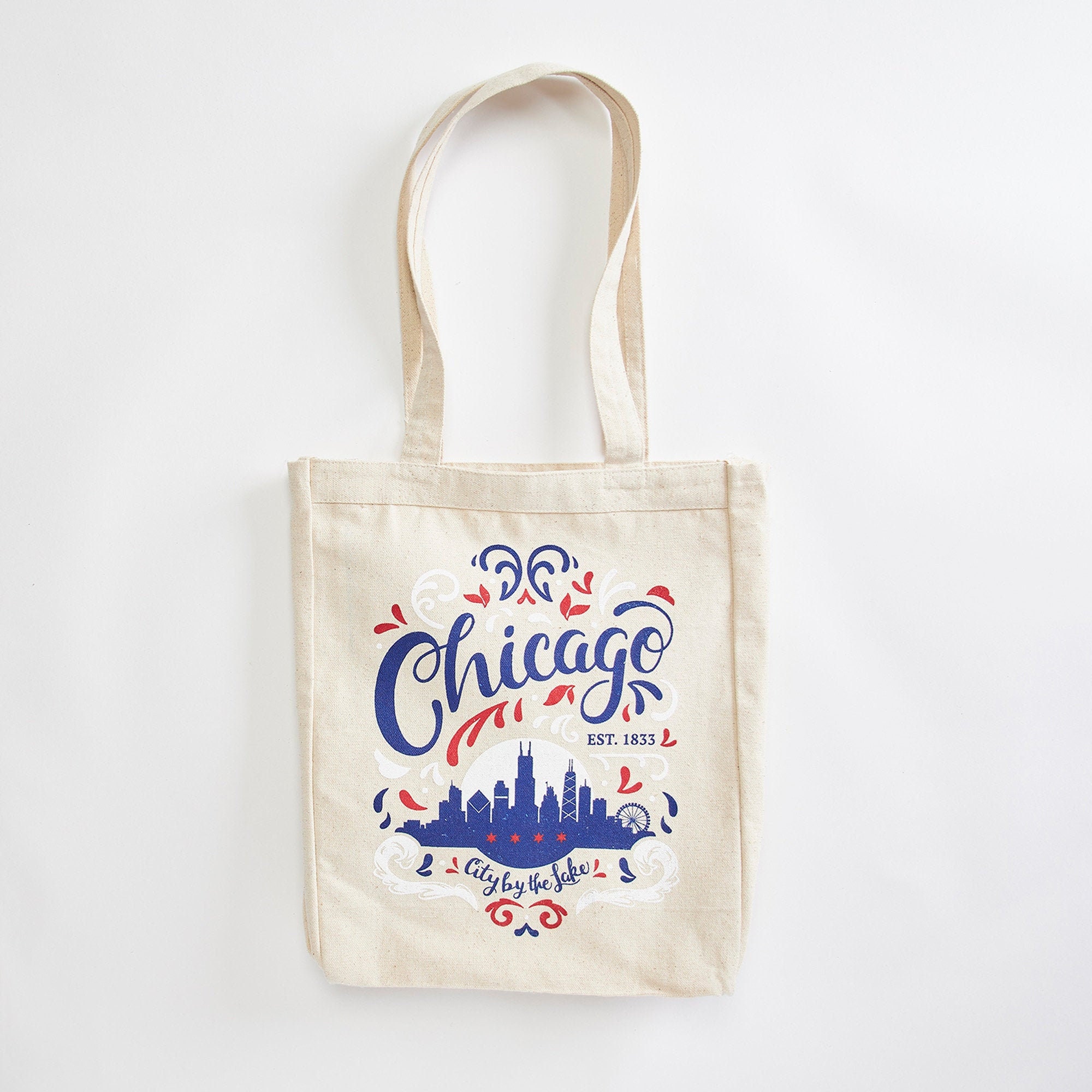 Tote Bag: Lake Superior embroidered patch