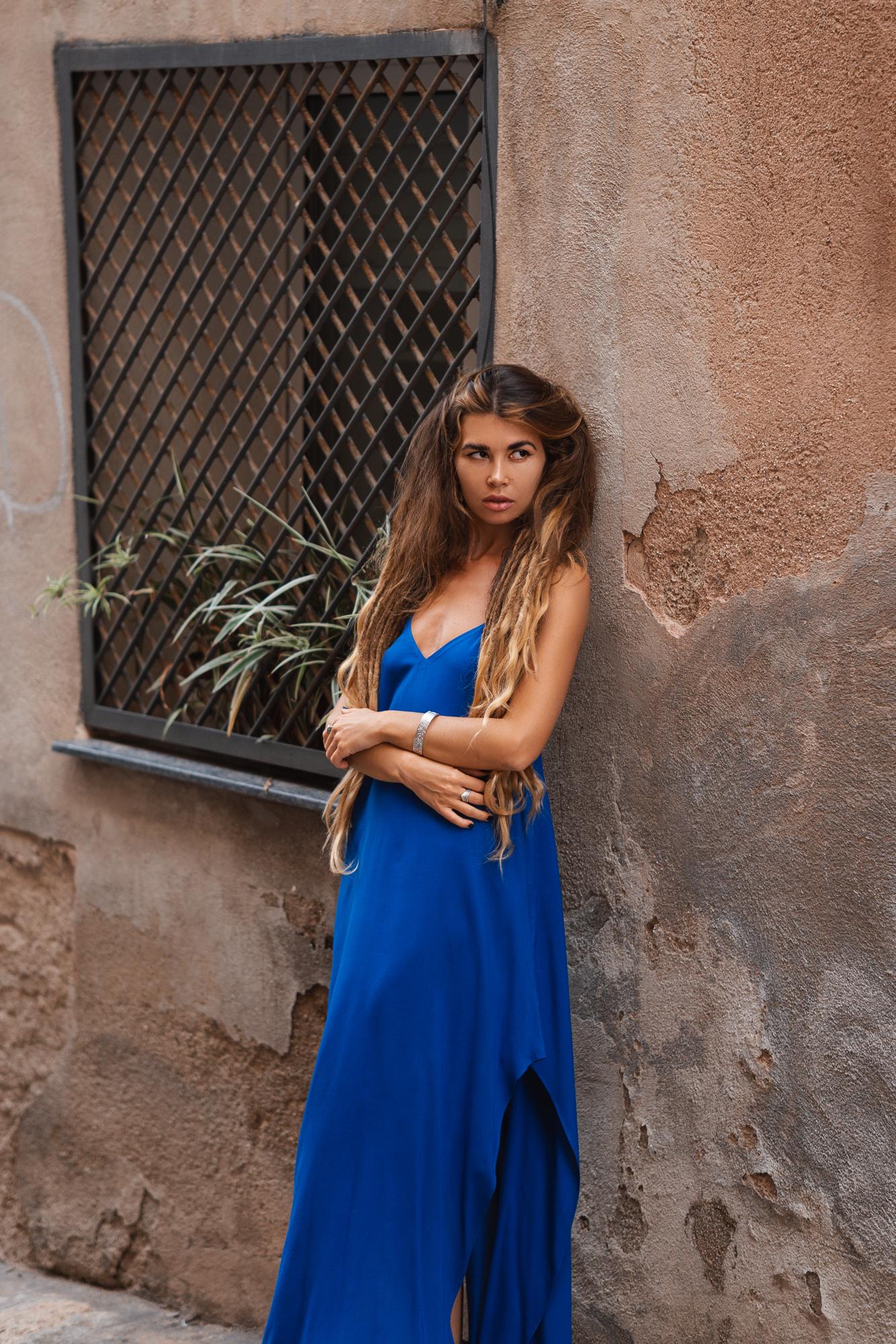 electric blue slip dress blue slip dress Electric Blue Slip Dress