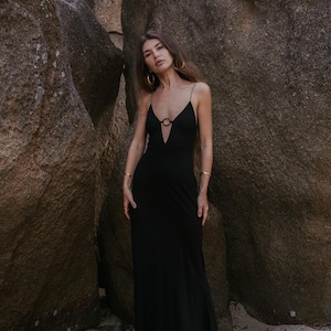 long black dress with sheer bottom sheer dress black Apres