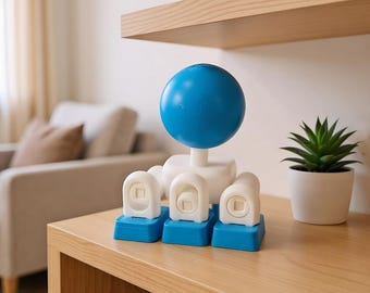 Arcade Joystick Mechanical Keyboard Keycap Set | Cute 3D Printed Robot Figure Keycap, Cherry MX Compatible,  Unique Gamer Gift