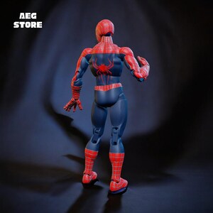 Spiderman Action Figure STL File, 3D Printable Articulated Spiderman Model, Spiderman Statue STL File