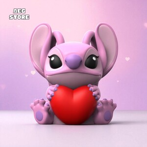 18 Cartoon Figure STL Pack, Stitch Figure 3D Model, 3D Printable Stitch And Angel Statue STL File, Mickey Mouse Figure, Daisy 3D Model