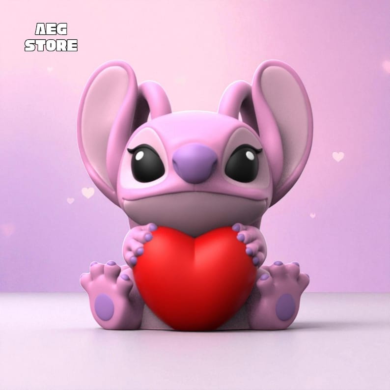 18 Cartoon Figure STL Pack, Stitch Figure 3D Model, 3D Printable Stitch And Angel Statue STL File, Mickey Mouse Figure, Daisy 3D Model