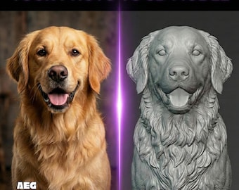 Modelo 3D personalizado a partir de foto, archivo STL imprimible (Servicio digital)