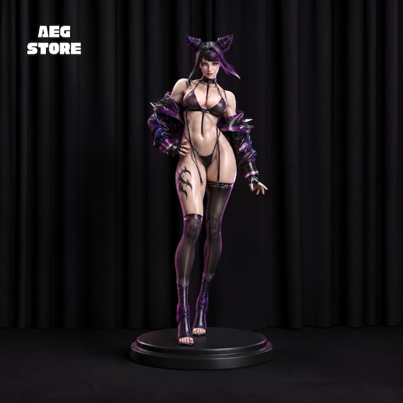 Juri Han Street Fighter STL File, 3D Printable Statue Model