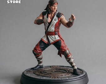 Archivo STL de figura de Liu Kang, modelo 3D de figura de Mortal Kombat de Liu Kang, estatua STL de Liu Kang imprimible en 3D