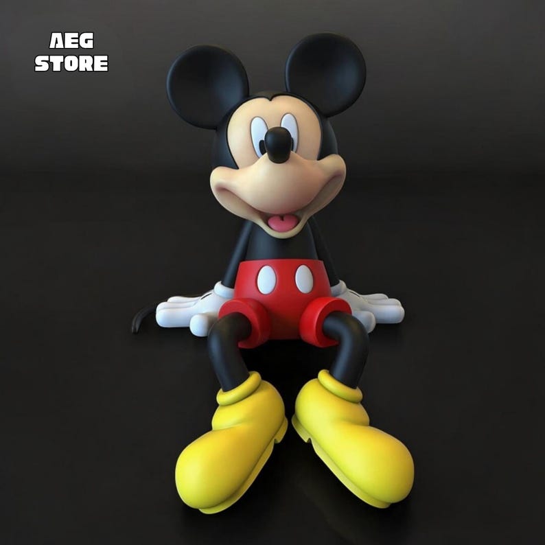 18 Cartoon Figure STL Pack, Stitch Figure 3D Model, 3D Printable Stitch And Angel Statue STL File, Mickey Mouse Figure, Daisy 3D Model