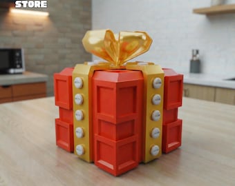 Annoying Gift Box STL File, 3D Printable Model (STL)