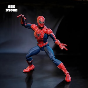 Spiderman Action Figure STL File, 3D Printable Articulated Spiderman Model, Spiderman Statue STL File