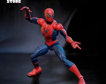 Figura de acción articulada de Spiderman imprimible en 3D (archivo STL)