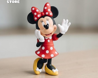 Minnie Mouse 3D Model, Printable Statue (STL File)