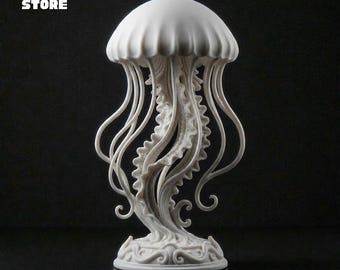 Escultura de medusa detallada, modelo 3D, archivo STL