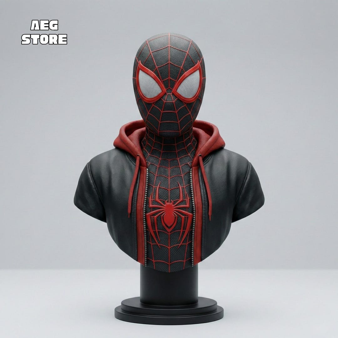 Spiderman Bust 3D Model, Spiderman Figure STL File - Etsy